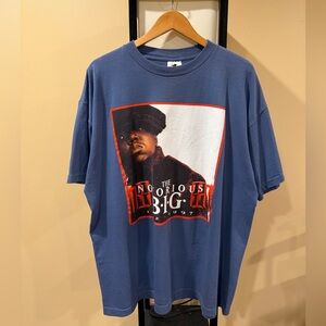 Vintage The Notorious BIG Biggie Smalls 1997 Blue Rap Tee